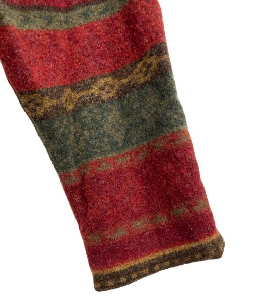 WOOLRICH（ウールリッチ）WOOLRICH (ウールリッチ) ウールジャケット レッド×イエロー×グリーン ネイティブ柄 サイズ:Lの古着・服飾アイテム