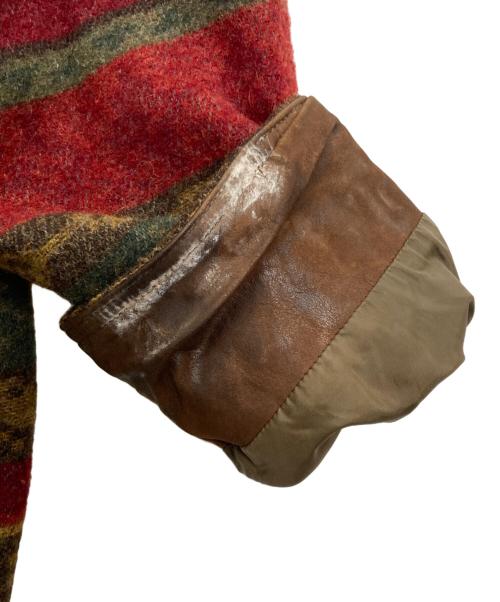 WOOLRICH（ウールリッチ）WOOLRICH (ウールリッチ) ウールジャケット レッド×イエロー×グリーン ネイティブ柄 サイズ:Lの古着・服飾アイテム