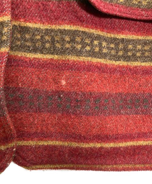 WOOLRICH（ウールリッチ）WOOLRICH (ウールリッチ) ウールジャケット レッド×イエロー×グリーン ネイティブ柄 サイズ:Lの古着・服飾アイテム