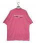 BALENCIAGA（バレンシアガ）の古着「キャンペーンロゴTシャツ」｜ピンク