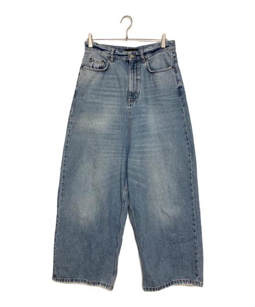 BALENCIAGA（バレンシアガ）BALENCIAGA (バレンシアガ) LOW CROTCH JEANS バギーデニム パンツ ブルー サイズ:24の古着・服飾アイテム