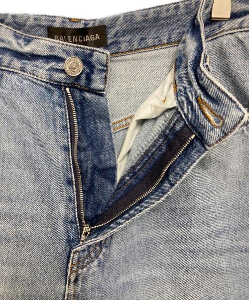 BALENCIAGA（バレンシアガ）BALENCIAGA (バレンシアガ) LOW CROTCH JEANS バギーデニム パンツ ブルー サイズ:24の古着・服飾アイテム