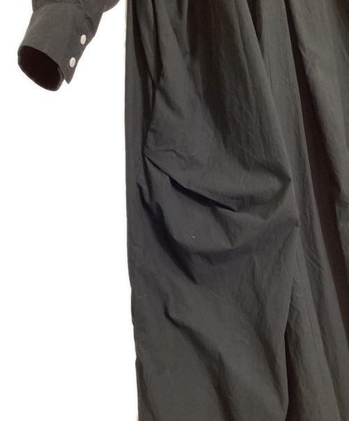 ENFOLD（エンフォルド）ENFOLD (エンフォルド) LONG-SHIRT-DRESS ブラック サイズ:38の古着・服飾アイテム