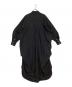 ENFOLD (エンフォルド) LONG-SHIRT-DRESS ブラック サイズ:38：10000円
