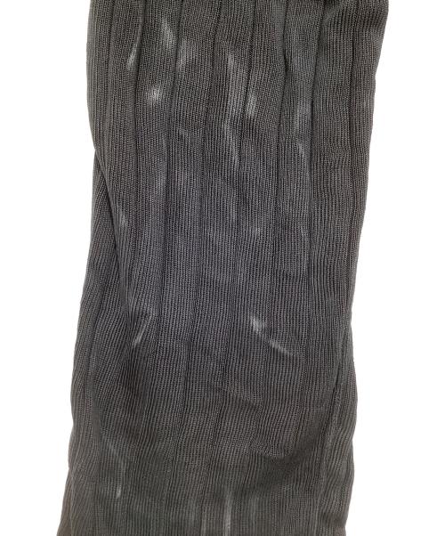 BALENCIAGA（バレンシアガ）BALENCIAGA (バレンシアガ) SILK RIBBED BAGGY PANTS ブラック サイズ:Sの古着・服飾アイテム