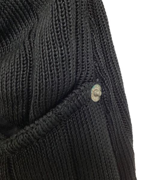 BALENCIAGA（バレンシアガ）BALENCIAGA (バレンシアガ) SILK RIBBED BAGGY PANTS ブラック サイズ:Sの古着・服飾アイテム