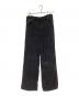 BALENCIAGA（バレンシアガ）の古着「SILK RIBBED BAGGY PANTS」｜ブラック