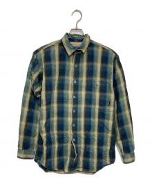 Patagonia（パタゴニア）の古着「オーガニックコットンオンブレチェックシャツ」｜グリーン
