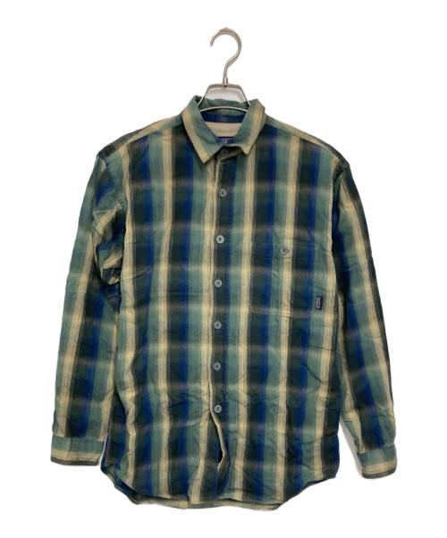 Patagonia（パタゴニア）Patagonia (パタゴニア) オーガニックコットンオンブレチェックシャツ グリーン サイズ:Sの古着・服飾アイテム