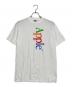 ONEITA（オニータ）の古着「企業ロゴプリントTシャツ」｜ホワイト