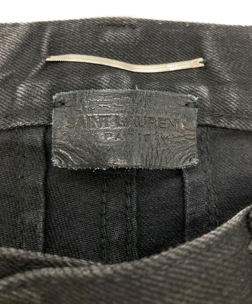 Saint Laurent Paris（サンローランパリ）Saint Laurent Paris (サンローランパリ) ボタンフライ スタンダード スキニーパンツ ブラック サイズ:33の古着・服飾アイテム