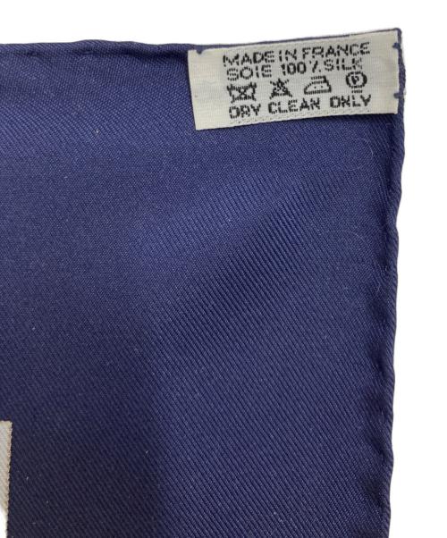 HERMES（エルメス）HERMES (エルメス) スカーフ ネイビー サイズ:-の古着・服飾アイテム