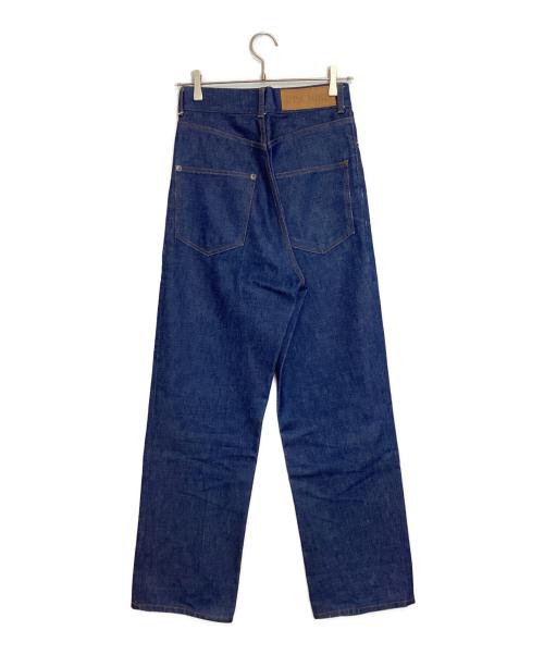 INSCRIRE（アンスクリア）INSCRIRE (アンスクリア) デニムスラックス インディゴ サイズ:34の古着・服飾アイテム