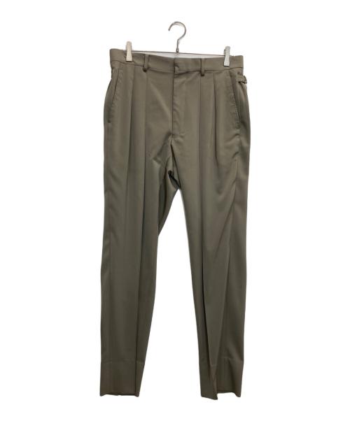 RAINMAKER（レインメーカー）RAINMAKER (レインメーカー) 2-PLEATED TROUSERS / TAUPE ベージュ サイズ:46の古着・服飾アイテム