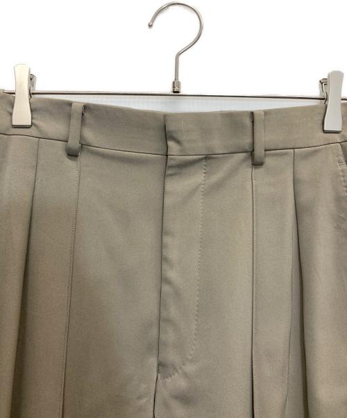 RAINMAKER（レインメーカー）RAINMAKER (レインメーカー) 2-PLEATED TROUSERS / TAUPE ベージュ サイズ:46の古着・服飾アイテム