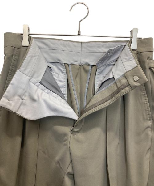 RAINMAKER（レインメーカー）RAINMAKER (レインメーカー) 2-PLEATED TROUSERS / TAUPE ベージュ サイズ:46の古着・服飾アイテム