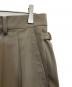 中古・古着 RAINMAKER (レインメーカー) 2-PLEATED TROUSERS / TAUPE ベージュ サイズ:46：9000円