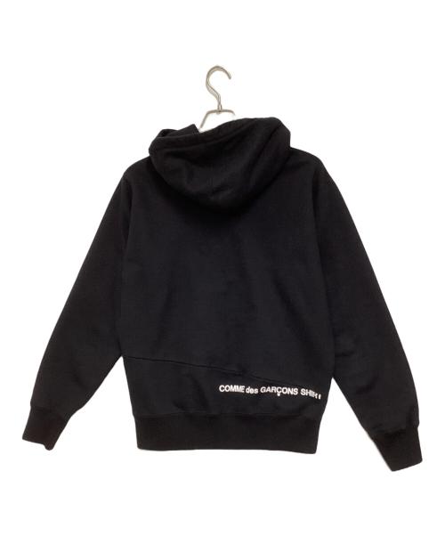 SUPREME（シュプリーム）SUPREME (シュプリーム) COMME des GARCONS SHIRT (コムデギャルソンシャツ) Split Box Logo Hooded ブラック サイズ:Sの古着・服飾アイテム