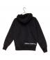 SUPREME (シュプリーム) COMME des GARCONS SHIRT (コムデギャルソンシャツ) Split Box Logo Hooded ブラック サイズ:S：28000円