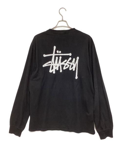 stussy（ステューシー）stussy (ステューシー) ロングスリーブカットソー ブラック サイズ:Lの古着・服飾アイテム