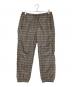 SUPREME（シュプリーム）の古着「Glen Check Track Pant」｜ベージュ