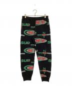 SUPREMEシュプリーム）の古着「NY Waffle Thermal Pant」｜ブラック×マルチカラー
