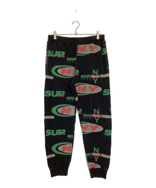 SUPREME（シュプリーム）SUPREME (シュプリーム) NY Waffle Thermal Pant ブラック×マルチカラー サイズ:Sの古着・服飾アイテム