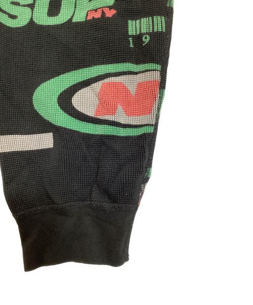 SUPREME（シュプリーム）SUPREME (シュプリーム) NY Waffle Thermal Pant ブラック×マルチカラー サイズ:Sの古着・服飾アイテム