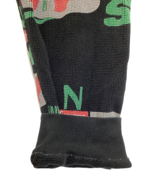 SUPREME（シュプリーム）SUPREME (シュプリーム) NY Waffle Thermal Pant ブラック×マルチカラー サイズ:Sの古着・服飾アイテム
