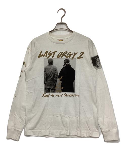 HUMAN MADE（ヒューマンメイド）HUMAN MADE (ヒューマンメイド) UNDERCOVER (アンダーカバー) Last Orgy 2 1991 L/S T-Shirt ホワイト サイズ:Sの古着・服飾アイテム