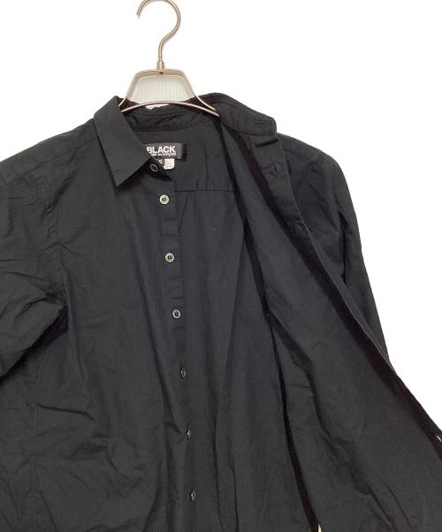 BLACK COMME des GARCONS（ブラックコムデギャルソン）BLACK COMME des GARCONS (ブラックコムデギャルソン) ロングコットンシャツ ブラック サイズ:Sの古着・服飾アイテム