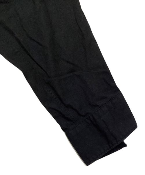 BLACK COMME des GARCONS（ブラックコムデギャルソン）BLACK COMME des GARCONS (ブラックコムデギャルソン) ロングコットンシャツ ブラック サイズ:Sの古着・服飾アイテム