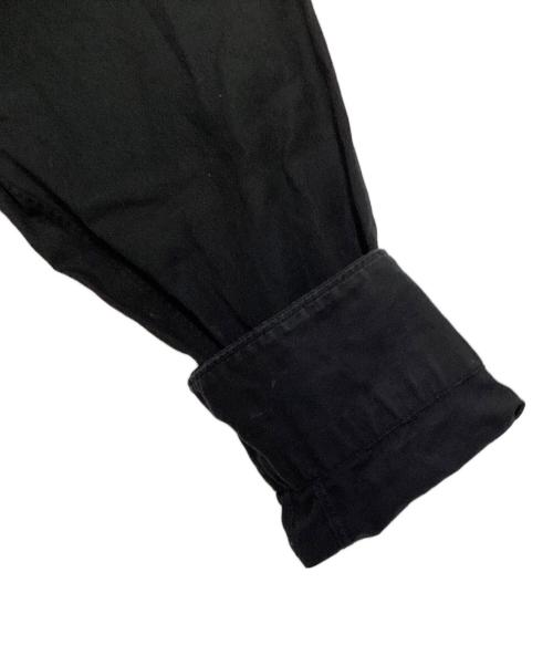 BLACK COMME des GARCONS（ブラックコムデギャルソン）BLACK COMME des GARCONS (ブラックコムデギャルソン) ロングコットンシャツ ブラック サイズ:Sの古着・服飾アイテム