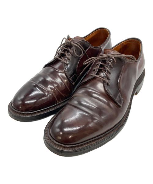Alden（オールデン）Alden (オールデン) 990/コードバンプレーントゥシューズ ブラウン サイズ:SIZE7.5の古着・服飾アイテム