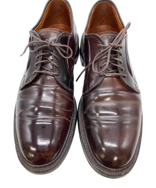 Alden（オールデン）Alden (オールデン) 990/コードバンプレーントゥシューズ ブラウン サイズ:SIZE7.5の古着・服飾アイテム