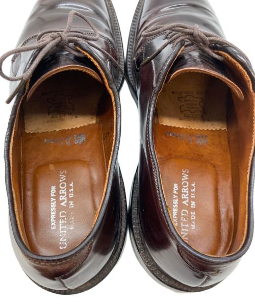 Alden（オールデン）Alden (オールデン) 990/コードバンプレーントゥシューズ ブラウン サイズ:SIZE7.5の古着・服飾アイテム