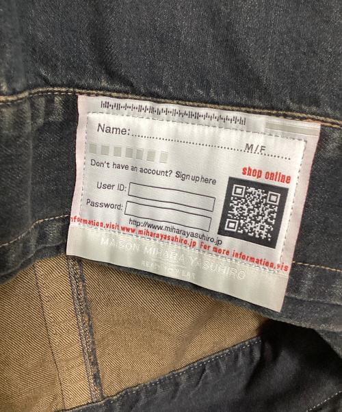 Maison MIHARA YASUHIRO（メゾン ミハラ ヤスヒロ）Maison MIHARA YASUHIRO (メゾン ミハラ ヤスヒロ) AMATEUR SEWN DENIM JACKET インディゴ サイズ:48の古着・服飾アイテム