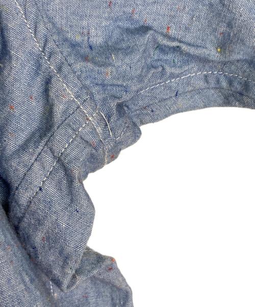 sillage（シアージ）sillage (シアージ) TRIPLE CHAIN STITCHED NEP CHAMBRAY SHIRT/トリプル チェーン ステッチド ネップ シャンブレー シャツ ブルー サイズ:freeの古着・服飾アイテム