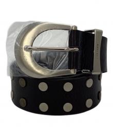 NVRFRGT（ネヴァーフォーゲット）の古着「4c STUDDED LEATHER BELT」｜ブラック