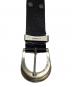 中古・古着 NVRFRGT (ネヴァーフォーゲット) 4c STUDDED LEATHER BELT ブラック サイズ:free：30000円