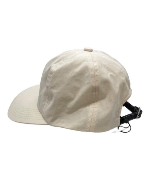 kijima takayuki（キジマタカユキ）kijima takayuki (キジマタカユキ) LIGHT CANVAS 6PANEL CAP ホワイト 未使用品の古着・服飾アイテム