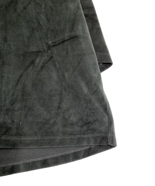 TIGHTBOOTH PRODUCTION（タイトブースプロダクション）TIGHTBOOTH PRODUCTION (タイトブースプロダクション) BITE VELOUR 3/4 SLEEVE TEE/バイト ベロア スリークォーター スリーブティー グレー サイズ:XLの古着・服飾アイテム