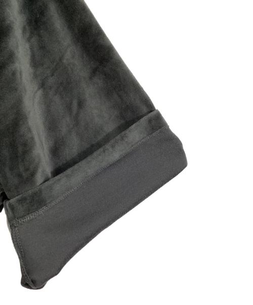 TIGHTBOOTH PRODUCTION（タイトブースプロダクション）TIGHTBOOTH PRODUCTION (タイトブースプロダクション) BITE VELOUR 3/4 SLEEVE TEE/バイト ベロア スリークォーター スリーブティー グレー サイズ:XLの古着・服飾アイテム