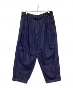 TIGHTBOOTH PRODUCTIONタイトブースプロダクション）の古着「DENIM BALLOON PANTS」｜ネイビー