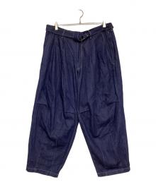 TIGHTBOOTH PRODUCTION（タイトブースプロダクション）の古着「DENIM BALLOON PANTS」｜ネイビー