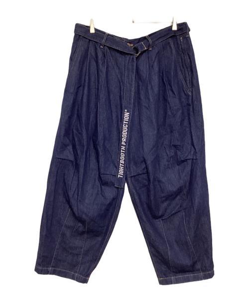TIGHTBOOTH PRODUCTION（タイトブースプロダクション）TIGHTBOOTH PRODUCTION (タイトブースプロダクション) DENIM BALLOON PANTS ネイビー サイズ:XLの古着・服飾アイテム