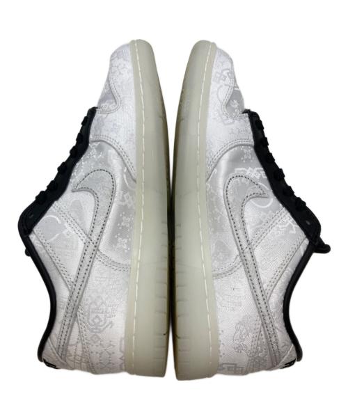 NIKE（ナイキ）NIKE (ナイキ) FRAGMENT DESIGN (フラグメントデザイン) CLOT (クロット) Dunk Low ローカットスニーカー ホワイト サイズ:26cmの古着・服飾アイテム