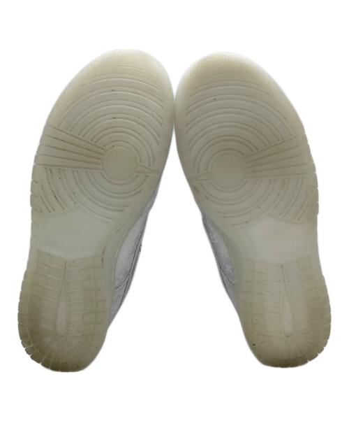 NIKE（ナイキ）NIKE (ナイキ) FRAGMENT DESIGN (フラグメントデザイン) CLOT (クロット) Dunk Low ローカットスニーカー ホワイト サイズ:26cmの古着・服飾アイテム