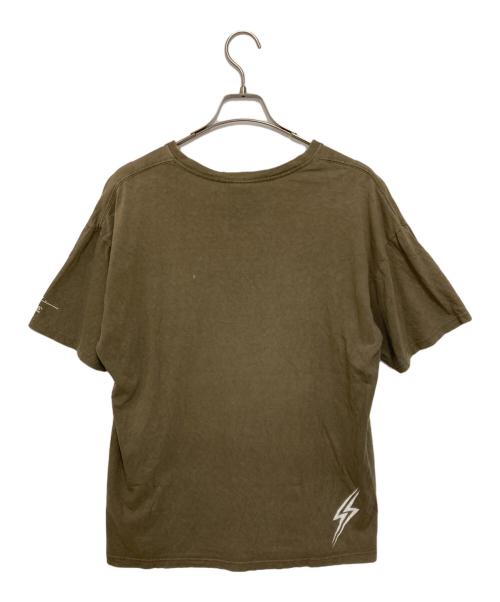 stussy（ステューシー）stussy (ステューシー) クラウンマンTシャツ カーキ サイズ:Ｌの古着・服飾アイテム