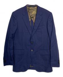 Paul Smith London（ポールスミスロンドン）の古着「裏地ボタニカル柄セットアップスーツ」｜ネイビー
